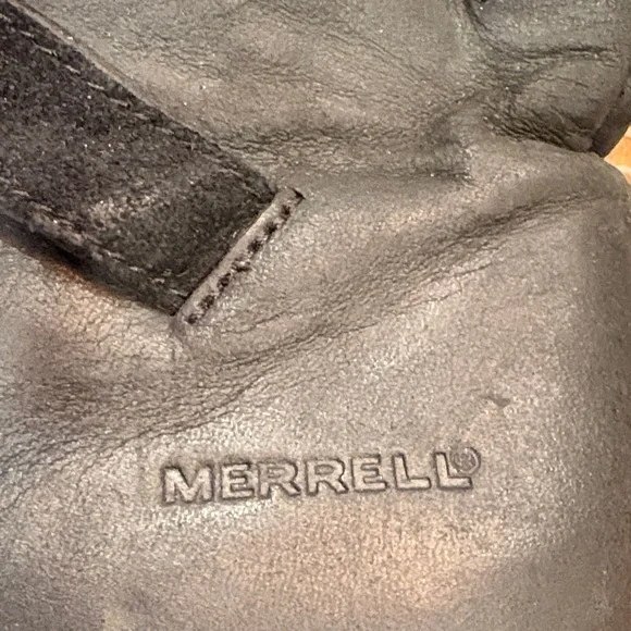 Merrell Black Tall Boots with Strap Details - Picture 4 of 10